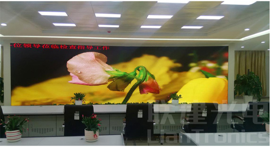 联建光电小间距LED显示屏助力安康市南水北调应急指挥中心建设 联建光电小间距LED显示屏助力安康市南水北调应急指挥中心建设