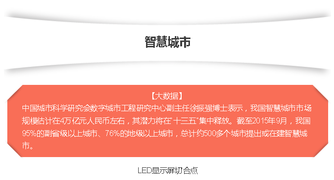 LED显示屏市场生变 下一个切入点一定是细分应用