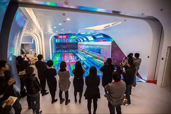 全球LED小间距巨无霸显示惊现京东商城总部大厦