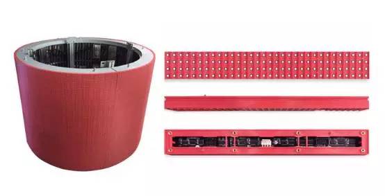 三彩光电户外全彩P10圆柱屏亮相甘肃 打造户外广告新风尚