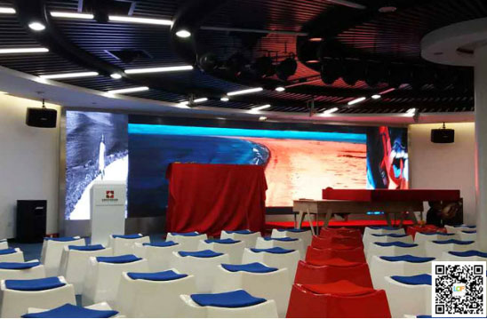 联诚发P2.5室内小间距屏点亮南山科兴科学园