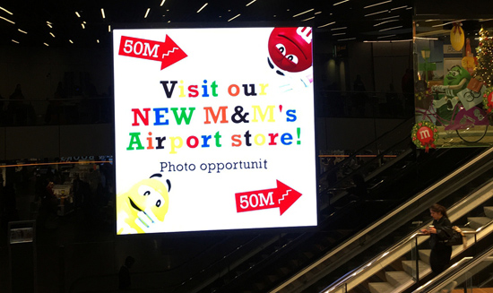 创显光电：超高清LED显示屏落地阿姆斯特丹国际机场