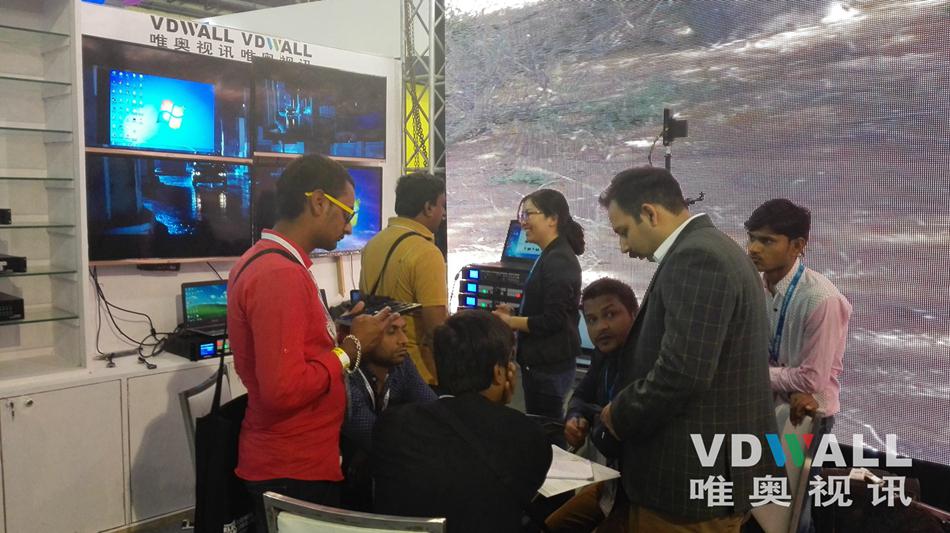 唯奥视讯首度亮相印度CEIF消费电子展