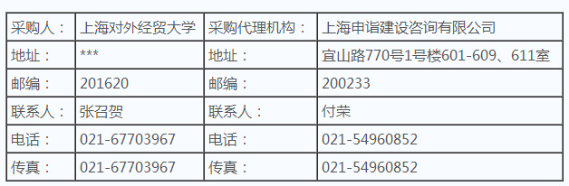 【招标采购】上海对外经贸大学教学楼LED显示屏改造招标