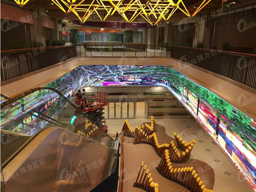 强力巨彩200㎡大屏即将点亮 中国--南亚博览会