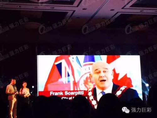 强力巨彩与第五季《中国好声音》的邂逅 高清LED屏助力多伦多海选