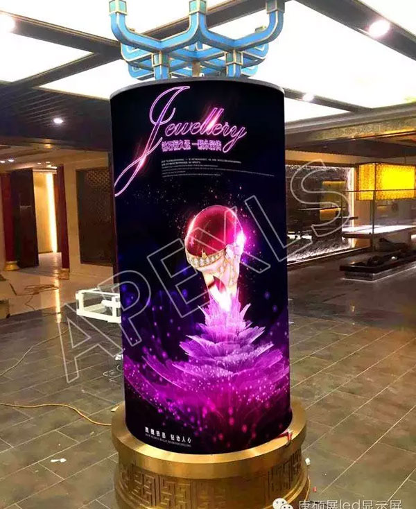 康硕展LED圆柱屏 蓬荜生辉耀萃华 康硕展LED圆柱屏 蓬荜生辉耀萃华