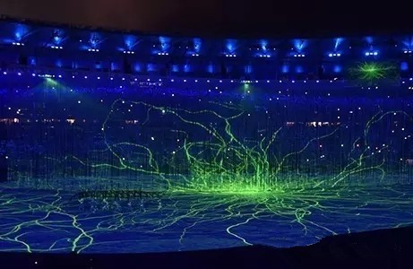 里约奥运开幕式LED显示为什么会败给投影？