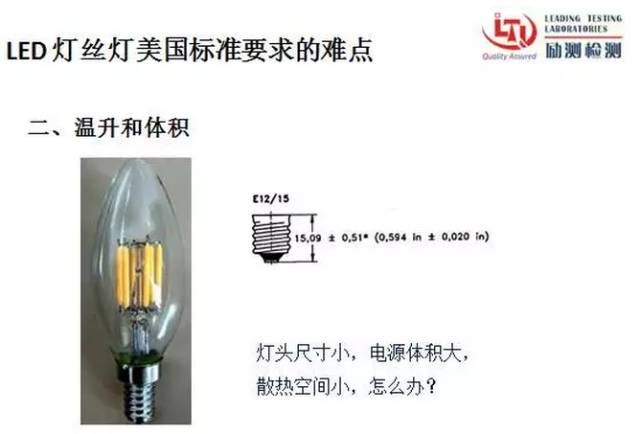 详解LED灯丝灯的美国市场准入规则与难点