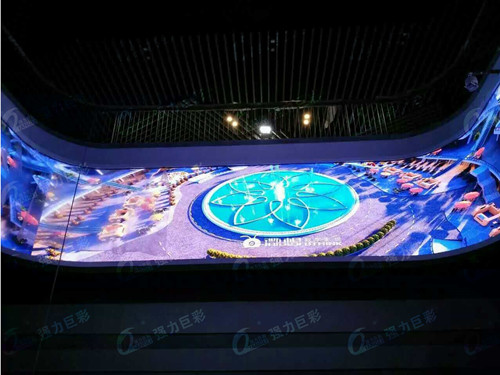 强力巨彩200㎡大屏即将点亮 中国--南亚博览会