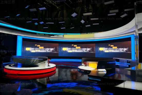 上海三思独家放送 速来围观BIRTV展上最具内涵的演播大屏