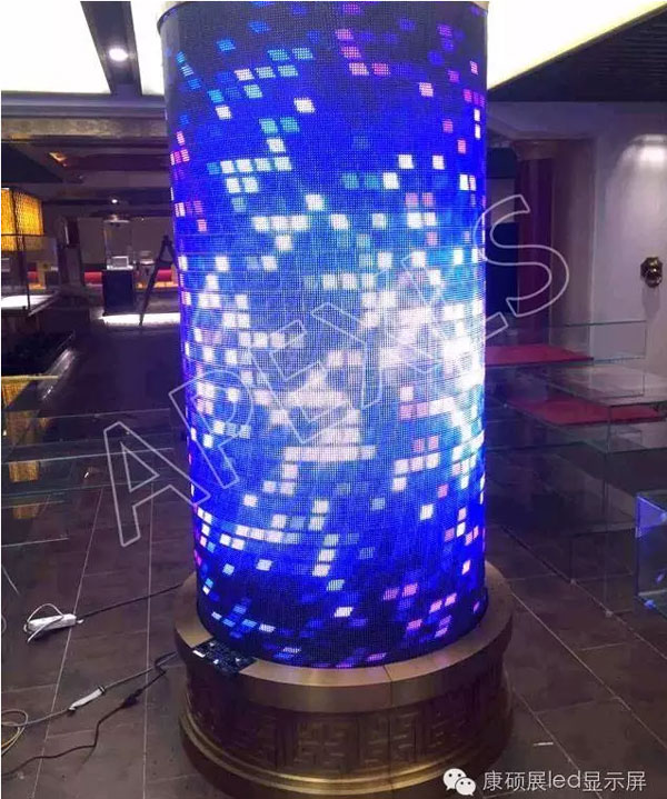 康硕展LED圆柱屏 蓬荜生辉耀萃华 康硕展LED圆柱屏 蓬荜生辉耀萃华