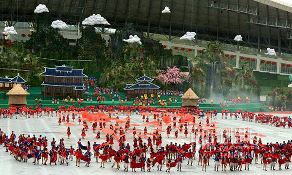 贵州黔南自治州成立60周年华诞 创思特LED显示屏华美绽放