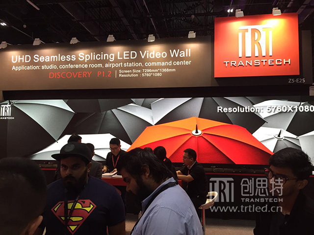 让世界爱上中国造：创思特Discovery P1.2炫目亮相迪拜Infocomm展