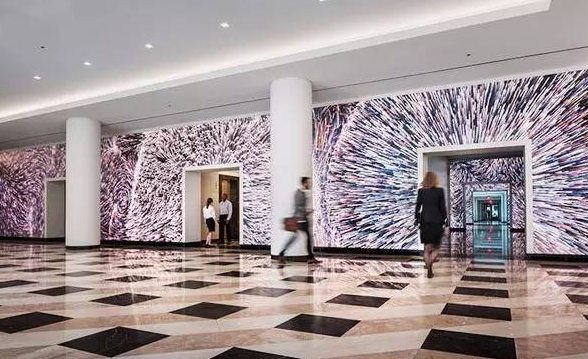 这面1700平的LED互动墙 能令你驻足看上一整天