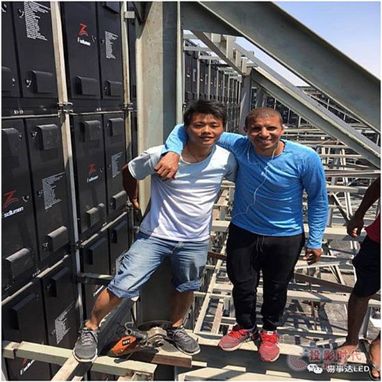 易事达户外LED广告屏入驻新开罗购物中心