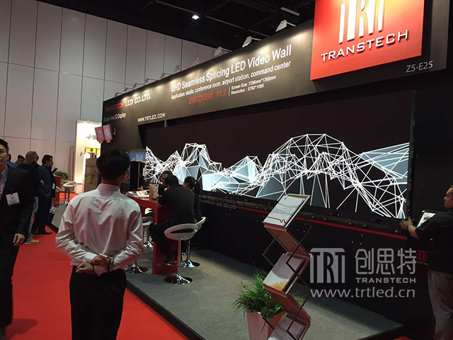 让世界爱上中国造：创思特Discovery P1.2炫目亮相迪拜Infocomm展