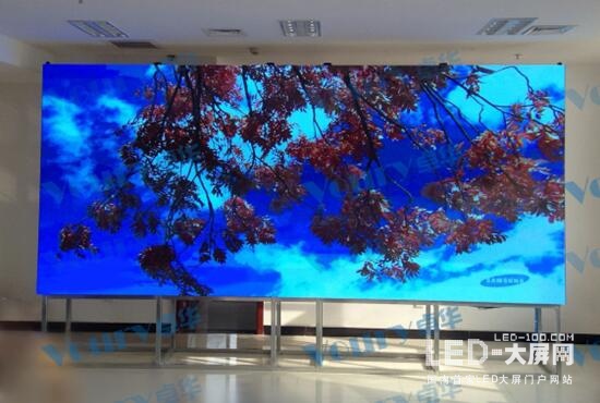 长葛法院集控中心P1.8微间距大屏落成