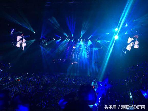 张杰2016世界巡回演唱会 华丽舞美绚烂LED显示屏一路相伴