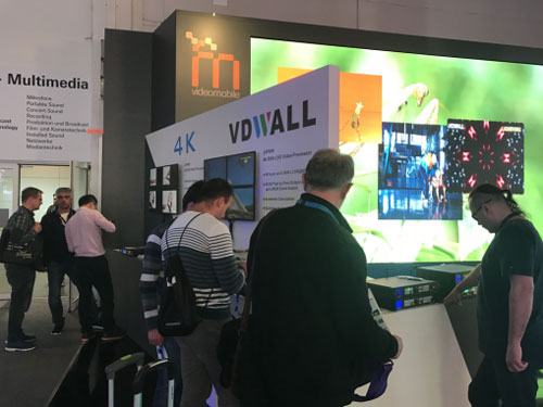 唯奥视讯4K处理器精彩亮相2017法兰克福Prolight + Sound 展