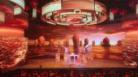 春晚主舞台美轮美奂 LED显示/舞美设计功不可没
