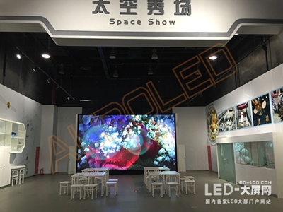 奥蕾达COB小间距筑梦全新太空秀场