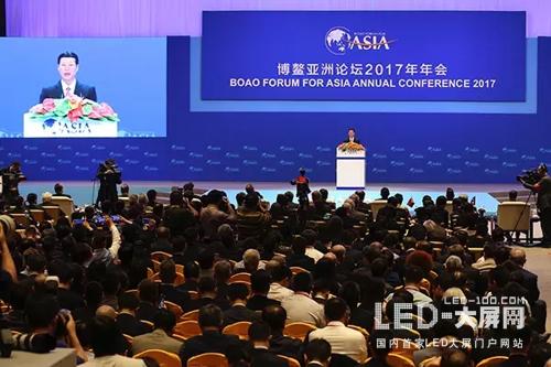 国星小间距全彩器件精彩呈现博鳌亚洲论坛LED显示屏 国星小间距全彩器件精彩呈现博鳌亚洲论坛LED显示屏