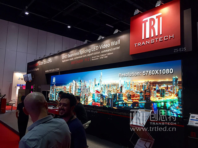 让世界爱上中国造：创思特Discovery P1.2炫目亮相迪拜Infocomm展