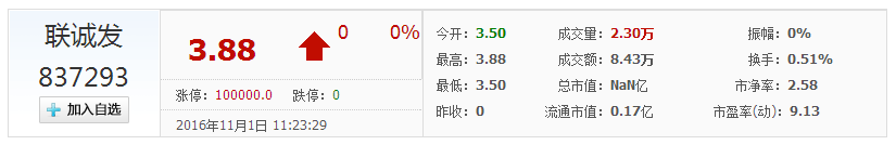 联诚发正式开始股票流通交易 迈向资本市场后的再次腾飞