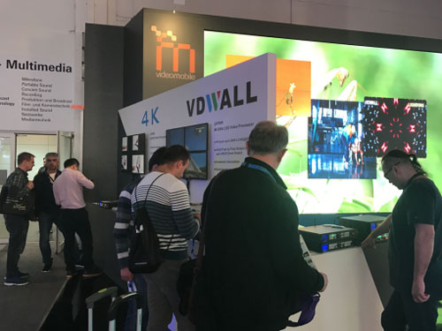 唯奥视讯4K处理器精彩亮相2017法兰克福Prolight + Sound 展