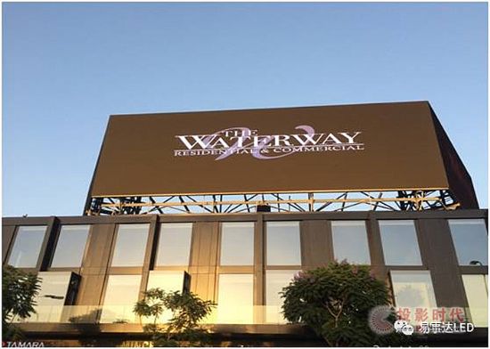 易事达户外LED广告屏入驻新开罗购物中心