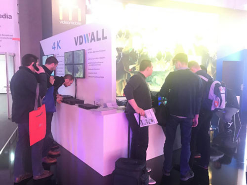 唯奥视讯4K处理器精彩亮相2017法兰克福Prolight + Sound 展