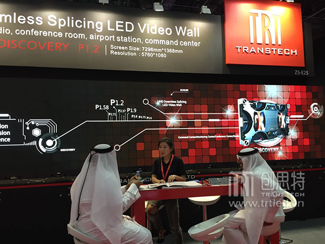 让世界爱上中国造：创思特Discovery P1.2炫目亮相迪拜Infocomm展