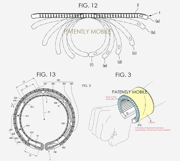 三星新专利：智能手表将配柔性显示屏