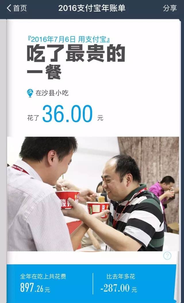 支付宝年度账单发布!赊销的LED屏企果然是朋友圈里最穷的