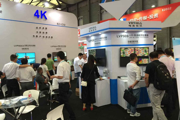 唯奥视讯真4K来袭 点亮上海国际LED展