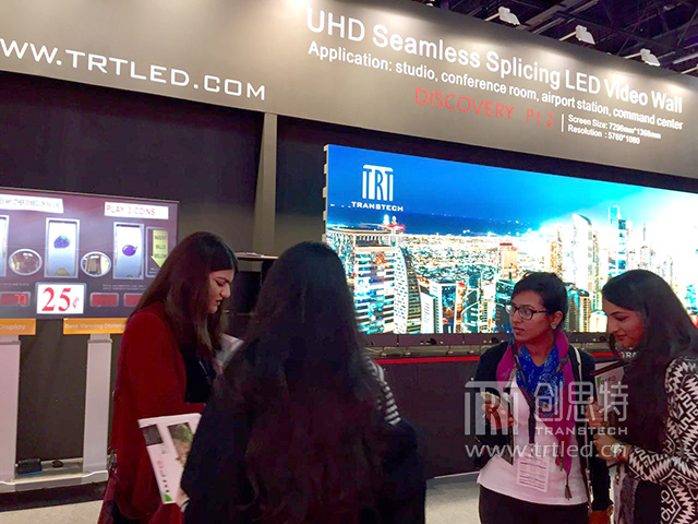 让世界爱上中国造：创思特Discovery P1.2炫目亮相迪拜Infocomm展