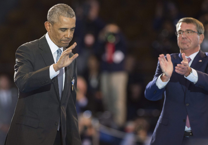 奥巴马出席荣誉告别仪式 LED显示屏是时候告别过去的粗制滥造 奥巴马出席荣誉告别仪式 LED显示屏是时候告别过去的粗制滥造
