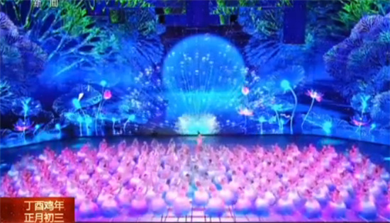 春晚主舞台美轮美奂 LED显示/舞美设计功不可没