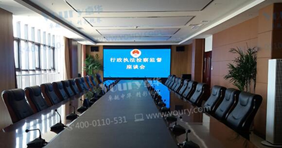 Voury卓华P1.6显示屏 助力潍坊高新区会议中心大屏幕落成！