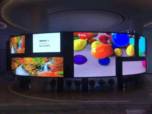 汉创弧形小间距助力浙江海盐六旗山水乐园 实现最佳的显示效果！