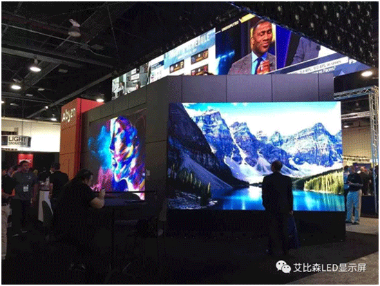 艾比森炫彩大屏 震撼亮相美国NAB Show 艾比森炫彩大屏 震撼亮相美国NAB Show