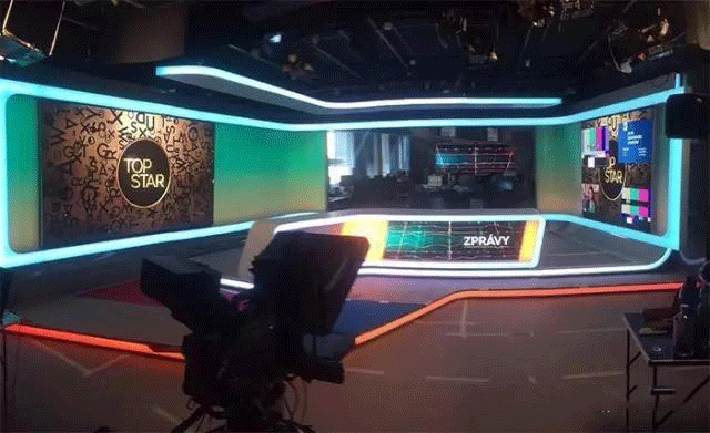 联建小间距LED显示系统点亮捷克PRIMA电视台