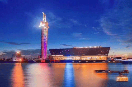 汉创弧形小间距助力浙江海盐六旗山水乐园 实现最佳的显示效果！