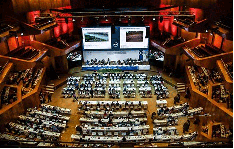 高规格世界遗产大会 高品质洲明科技显示屏！