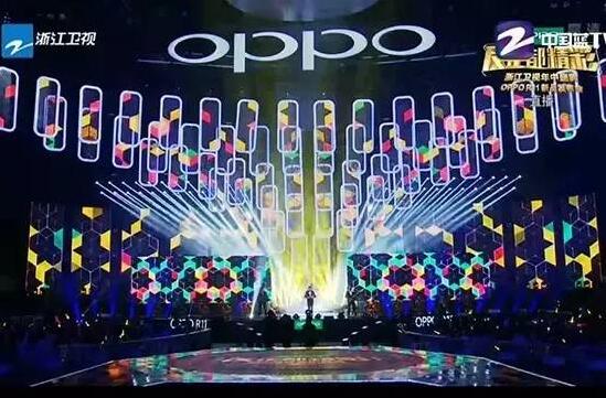 壹品光电 | LED透明屏点燃OPPO年中盛典