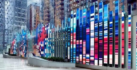大手笔！芝加哥3000平方英尺LED显示屏打造“活雕塑”！