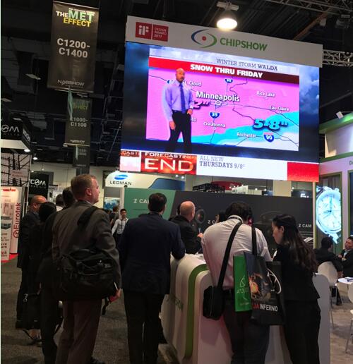 齐普光电亮相美国NAB Show 2017 主打产品分外抢眼