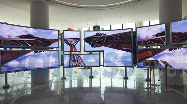 汉创弧形小间距屏点亮浙江海盐六旗山水乐园 汉创弧形小间距屏点亮浙江海盐六旗山水乐园