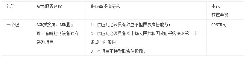 【招标采购】东营区安监局LED显示屏采购询价公告
